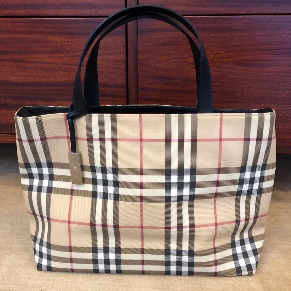 Burberry Nova Canvas Tote